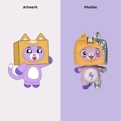 how to design personalized boxy and foxy plush