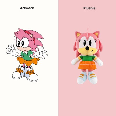 how to make sonic amy plush for game boys girls