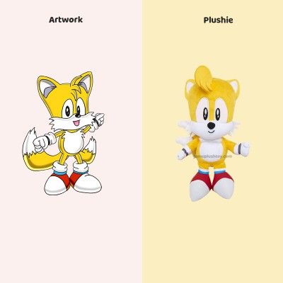 how to design golden sonic plush for anime fans