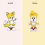 how to design golden sonic plush for anime fans