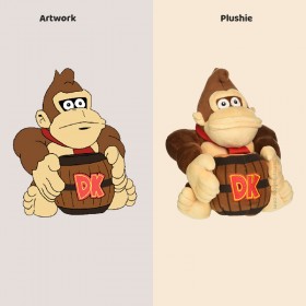 how to design custom donkey kong plush for kids