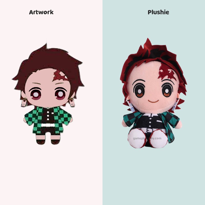 how to design your own plush doll tanjiro kamado plush