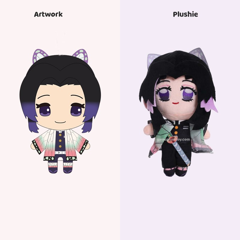 build your own soft doll toy like shinobu kocho plush