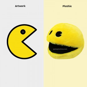 Pac-Man-Plüschtier und personalisiertes Plüschkissen-Set – Nostalgie pur und Gemütlichkeit