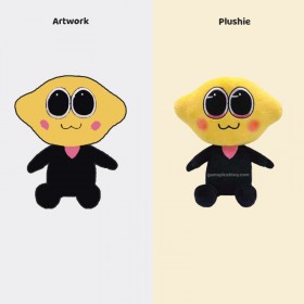 Compagnons magiques : une peluche pompe et une peluche dessin animé pour des câlins et des sourires