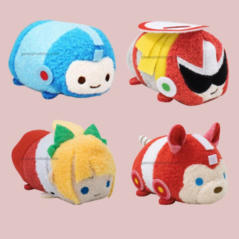 Super cute Mega man Proto man plush pillow for anime fans
