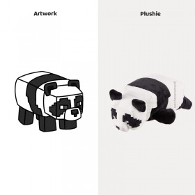 Knuffelbare Minecraft Panda-knuffels en Kawaii-reuzenknuffels - perfect om mee te spelen en tentoon te stellen