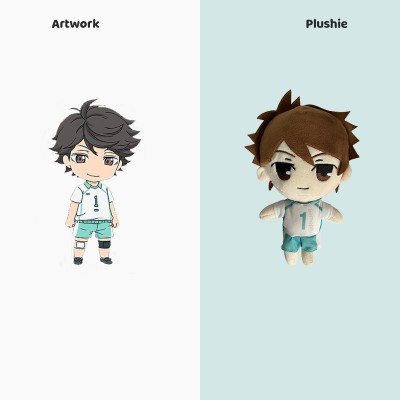 Customized volleyball boy and Kawacho 1 plush toys for fans