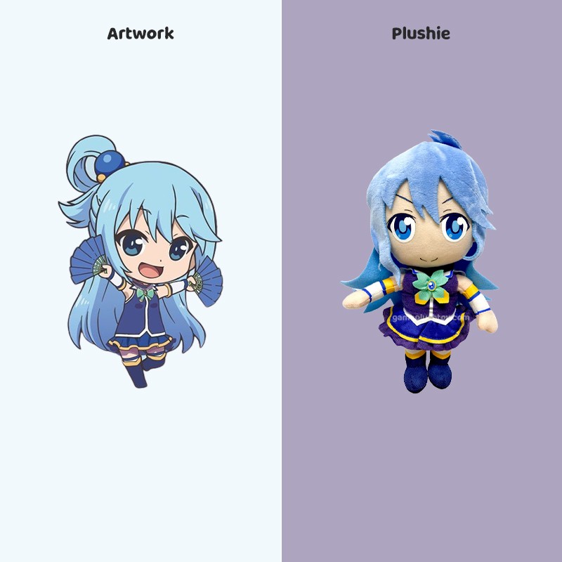 How to design Konosuba Aqua Stuffed Plush Toys For Anime Fans