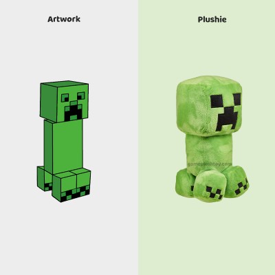 build your own stuffed toy minecraft creeper plush