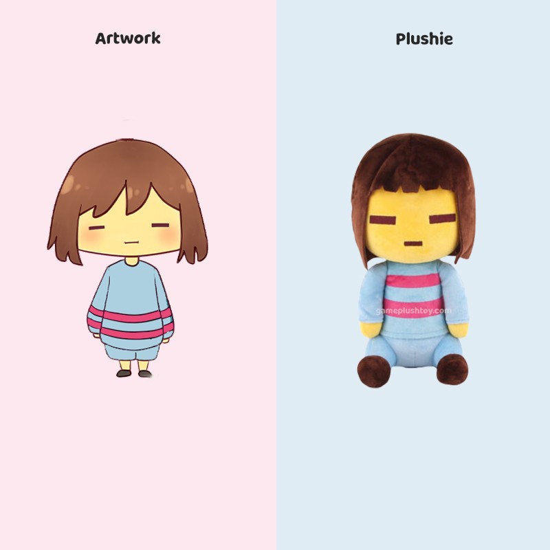 build your own stuffed toy undertale plush blue girl gift for fans