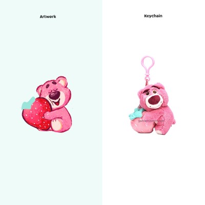 where to Lotso bear plush keychain china supplier