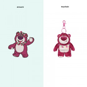 Crafted with Care: Lotso Bear Plush Keychain & Custom Key Chain Creations