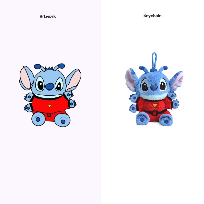 Individuell gestaltete Schlüsselanhänger im Großhandel: Disney Stitch Plüschtiere & einzigartige Kreationen