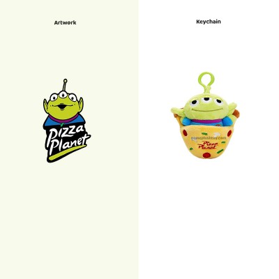 Llaveros personalizados al por mayor: Peluches de alienígenas, personajes favoritos de Disney y más.