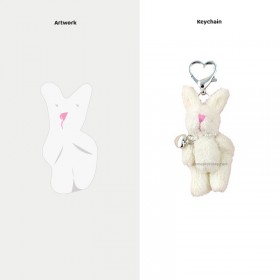 Llaveros personalizados baratos, llavero de peluche de conejo, llavero de peluche de conejito