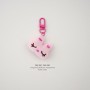 where to buy custom keyrings wholesale china pink bunny