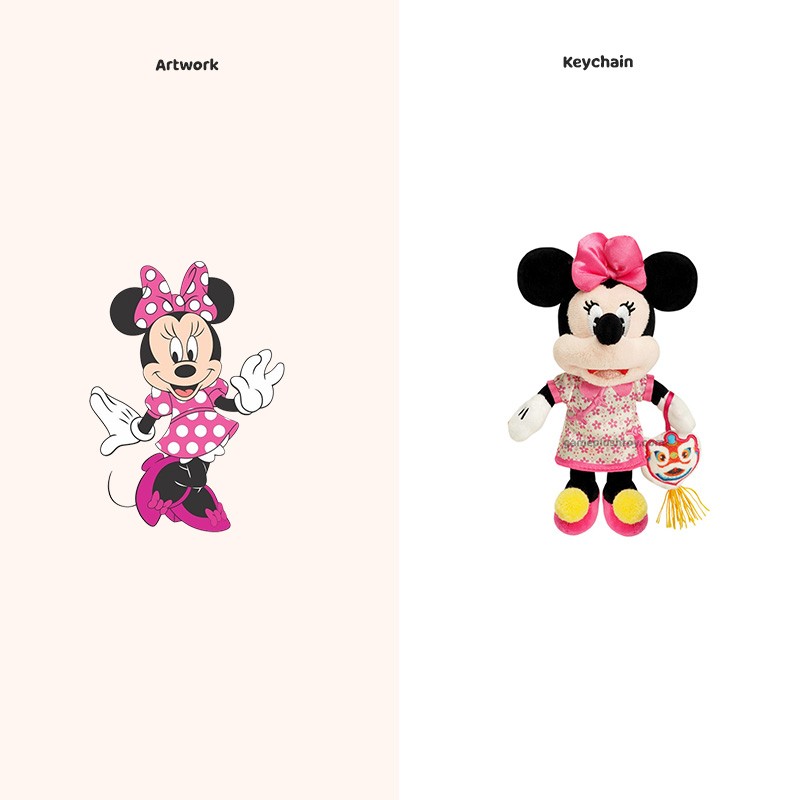 Personalisierter Schlüsselanhänger & Minnie-Maus-Schlüsselanhänger: Individuelle Disney-Geschenke