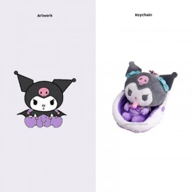 Llaveros de peluche Kuromi: Llaveros personalizados al por mayor para tu marca