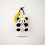 Flauschiger Panda-Schlüsselanhänger & Plüschtier-Schlüsselanhänger-Sortiment