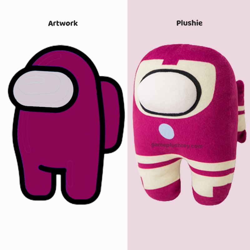 Among Us Charakter-Plüschtier, personalisierte Kuscheltiere, Geschenke für Gamer