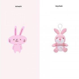 Porte-clés lapin en peluche : Porte-clés lapin en peluche uniques pour femmes