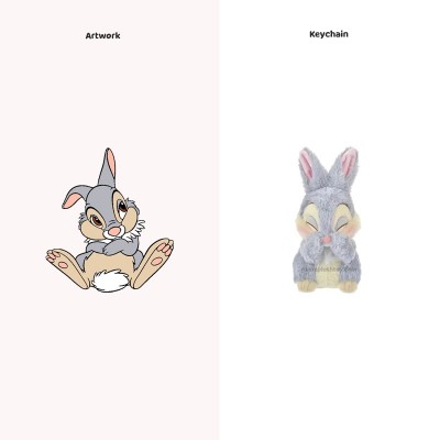 귀여운 맞춤형 부드러운 키체인: 대량 주문 & 봉제 토끼