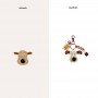 how to create your own designed plush dog keychain