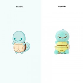 Exklusiver Pokémon Schlüsselanhänger aus Plüsch: Sonderedition des Maßgefertigten Anime-Plüschherstellers