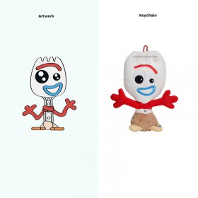 Fabricantes exclusivos de llaveros de peluche de personajes: con diseños inspirados en Forky