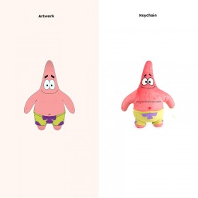 Custom SpongeBob Fluffy & Plush Keychains