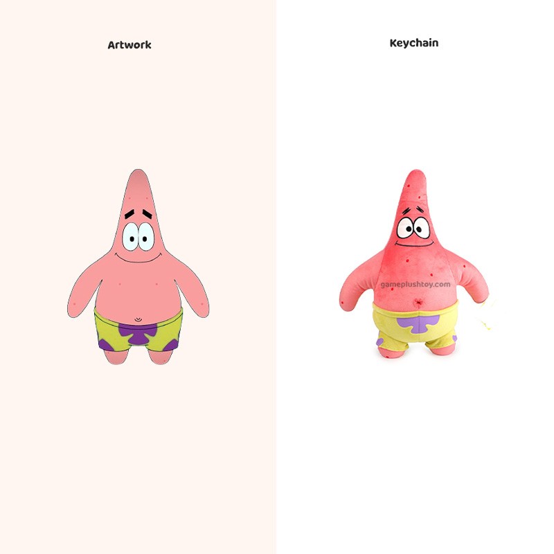 맞춤형 스폰지밥 플러피 & 봉제 키체인
