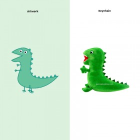 수공예 매력: 맞춤형 사진 키체인 & 페파피그 인형