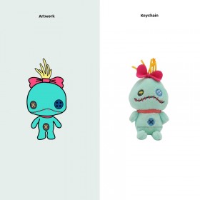 Peluche Disney Stitch y llaveros personalizados al por mayor