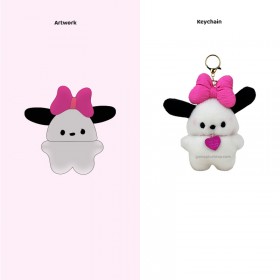Porte-clés peluche Pochacco – Porte-clés d’amitié personnalisable