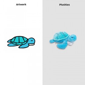 Charmante Personalisierte Meeresschildkröten-Plüschfigur: Das Perfekte Stofftier für Alle Altersgruppen where to find sea turtle plushies