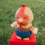 custom design rainbow chicken plush