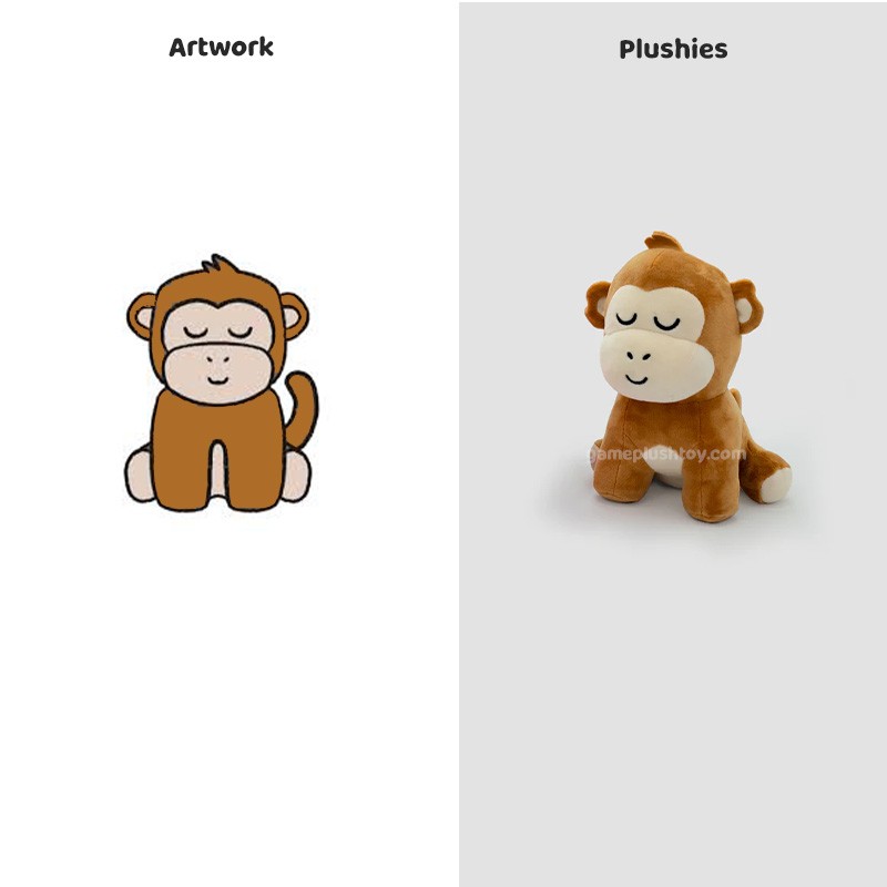 カスタムモンキープラッシー – すべての年代向け遊び心のあるぬいぐるみ