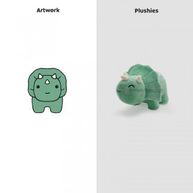 how to customized Triceratops Plushie