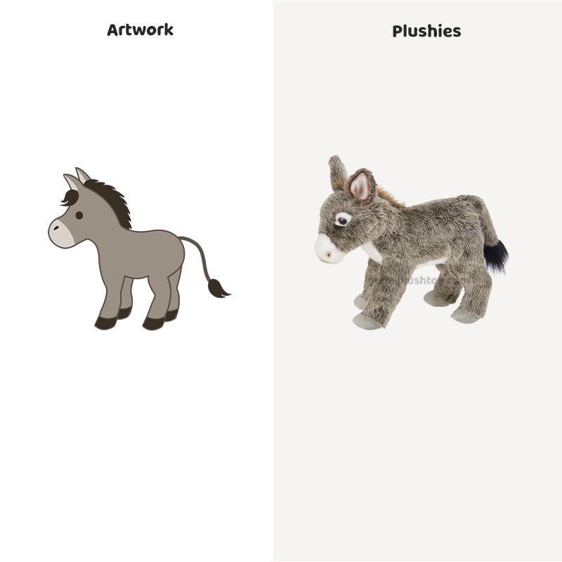 Burro de peluche Pedro - Tu adorable compañero