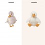 personalized stuffed duck