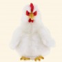 Gallina de peluche blanca Henny: tu adorable compañera