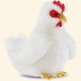 Peluche poule blanche Henny Plush - Votre adorable compagnon