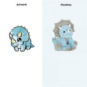 De Triceratops Dino Plush - Uw vriendelijke prehistorische metgezel