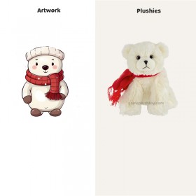 Frosty Polar Bear Plush - Uw knuffelige Arctische metgezel - Knuffeldier
