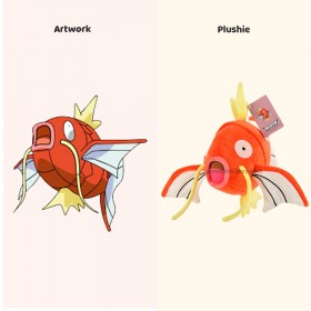 Kleurrijke Magikarp-knuffel Maak een op maat gemaakt visknuffeldier met de gratis pluchen maker