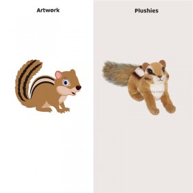 Streifenhörnchen-Plüschtier – Ihr liebenswerter Waldfreund, das Streifenhörnchen-Plüschtier