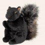 Écureuil en peluche noir – Votre compagnon câlin de la forêt Écureuil en peluche