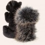 Écureuil en peluche noir – Votre compagnon câlin de la forêt Écureuil en peluche