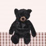 봉제 동물 검은 곰 테디 - 당신의 사랑스러운 동반자